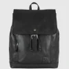 Zaino classico in pelle Piccadilly 15" Nero