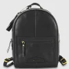 Zaino donna in pelle Victoria Nero
