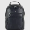 Zaino in pelle Carnaby St. 13" Blu