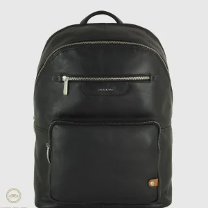 Zaino porta pc Geo 15" pelle Nero