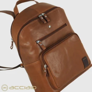 Zaino porta pc in pelle Carnaby St. 15" Castagno