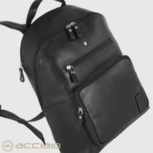 Zaino porta pc in pelle Carnaby St. 15" Nero