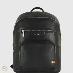 Zaino porta pc piccolo Geo 13" pelle Nero
