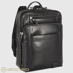 Zaino porta pc piccolo in pelle Brighton 13" Nero