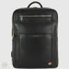 Zaino porta pc Zip 15" pelle Nero